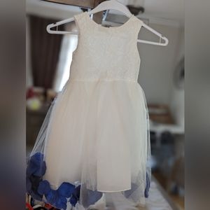 12-18m Ivory Flower Girl Dress